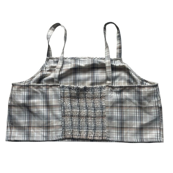 BP Plaid Crop Tank Top - Picture 2 of 7